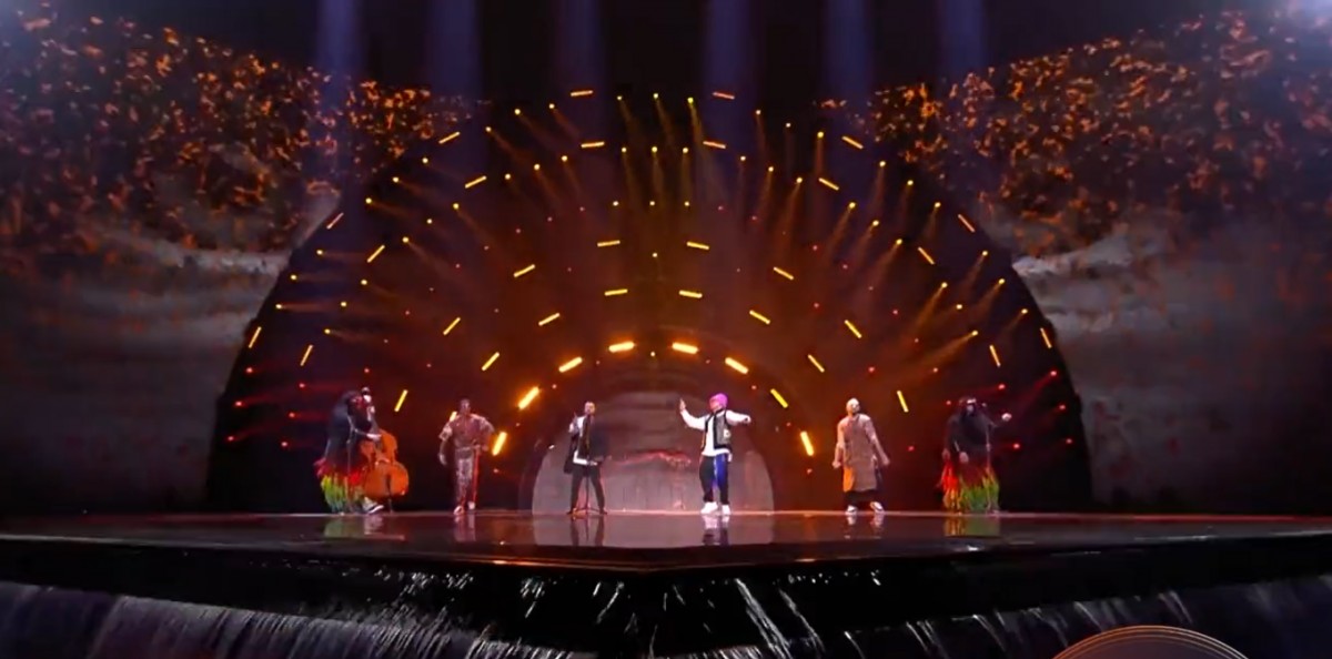 L'escenari del Pala Olímpic de Torí, on se celebra Eurovisió