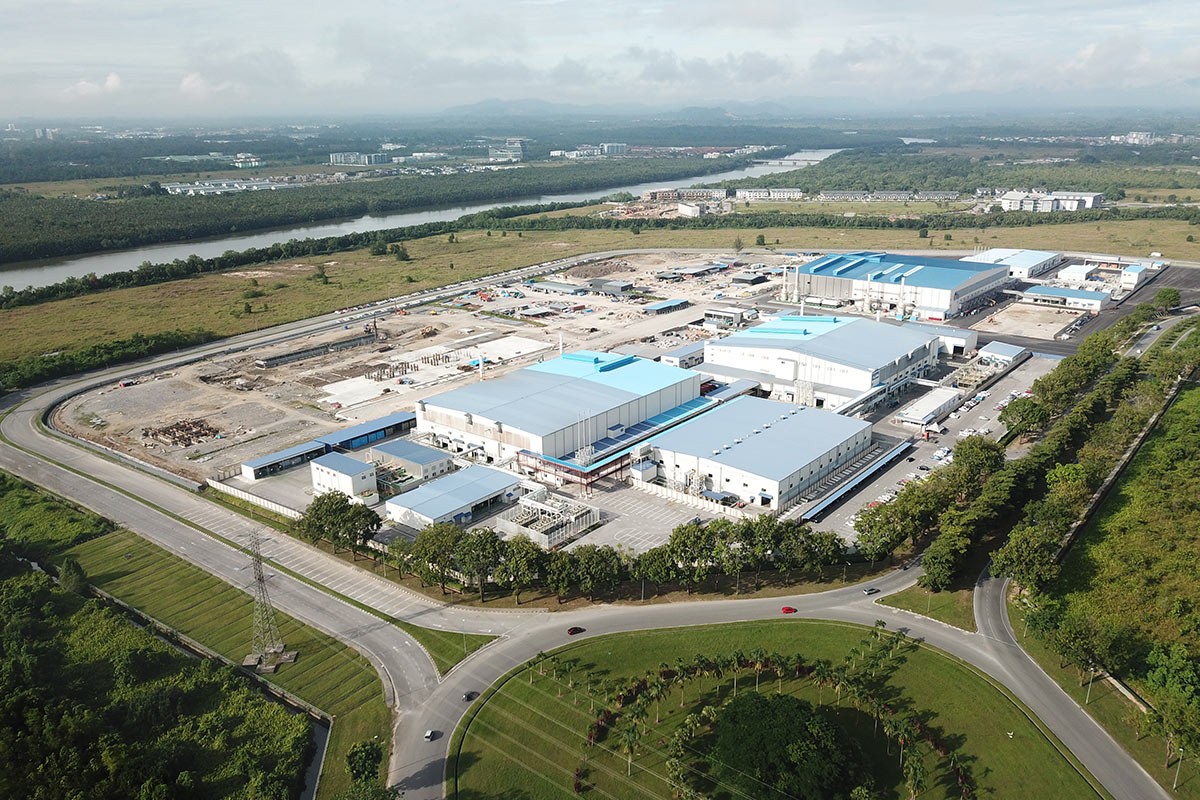 La fàbrica que l'empresa té a Malàisia, amb una estructura molt semblant a la que tindrà la de Mont-roig del Camp