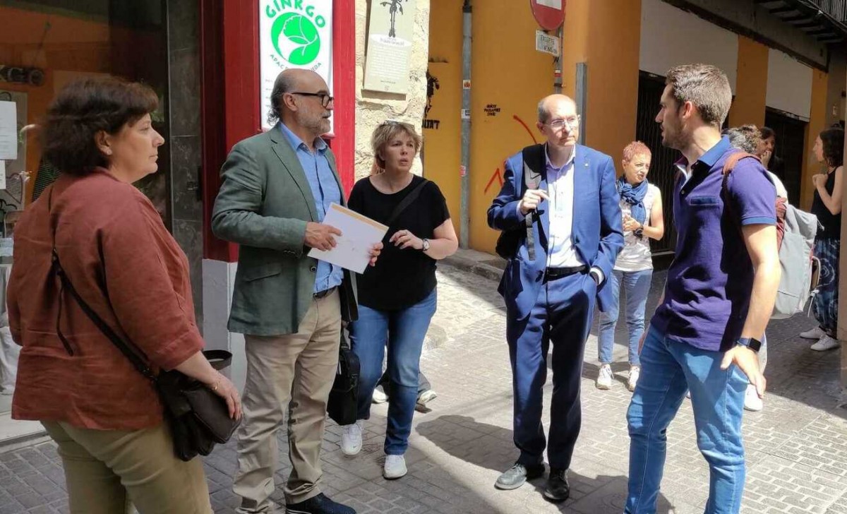 El director General de Comerç de la Generalitat, Jordi Torrades, a Berga