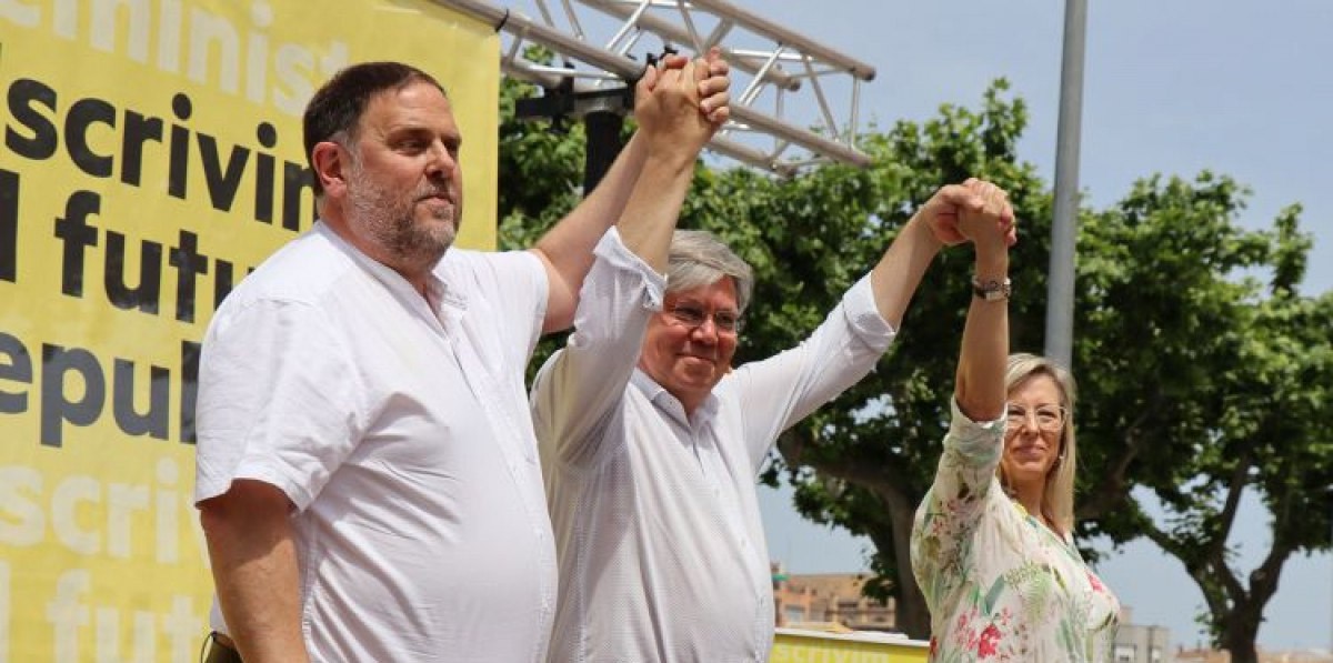 Presentació de la candidatura de Xavier Faura com alcaldable de Tortosa en les eleccions del 2023 amb el suport d'Oriol Junqueras 