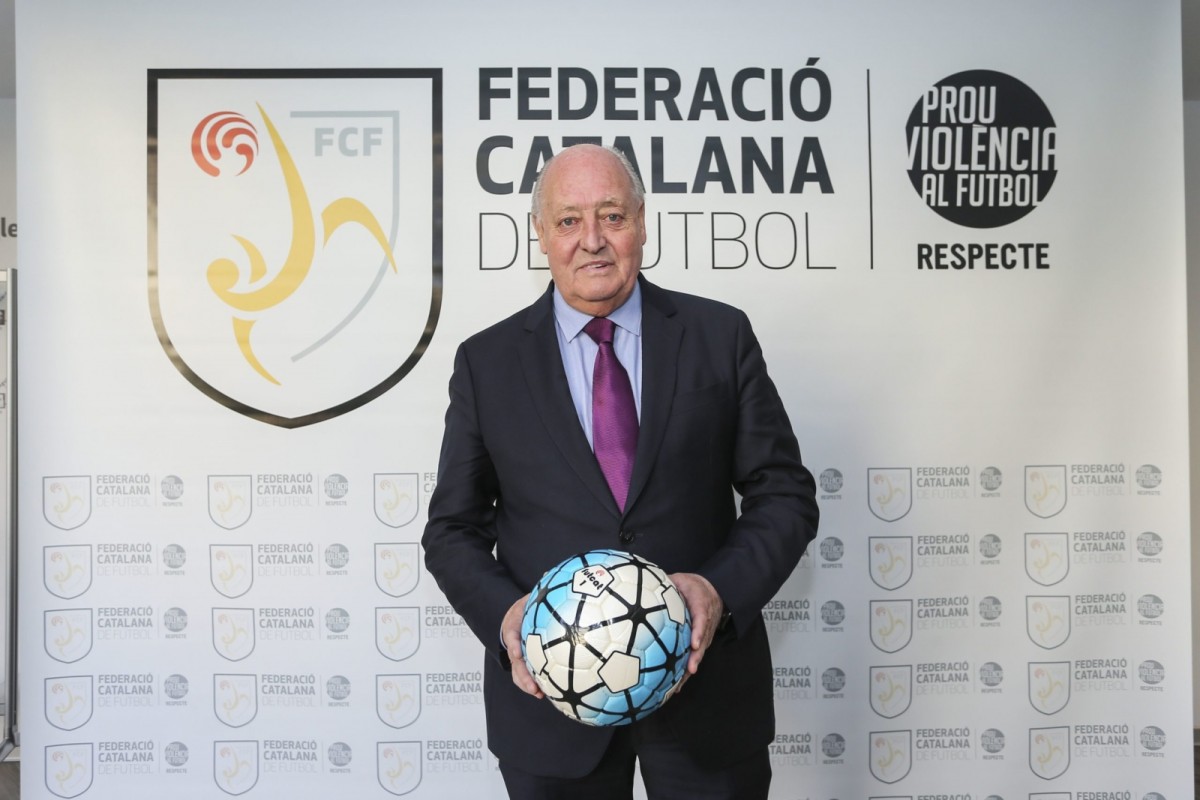 Joan Soteras, actual president de la Federació Catalana de Futbol
