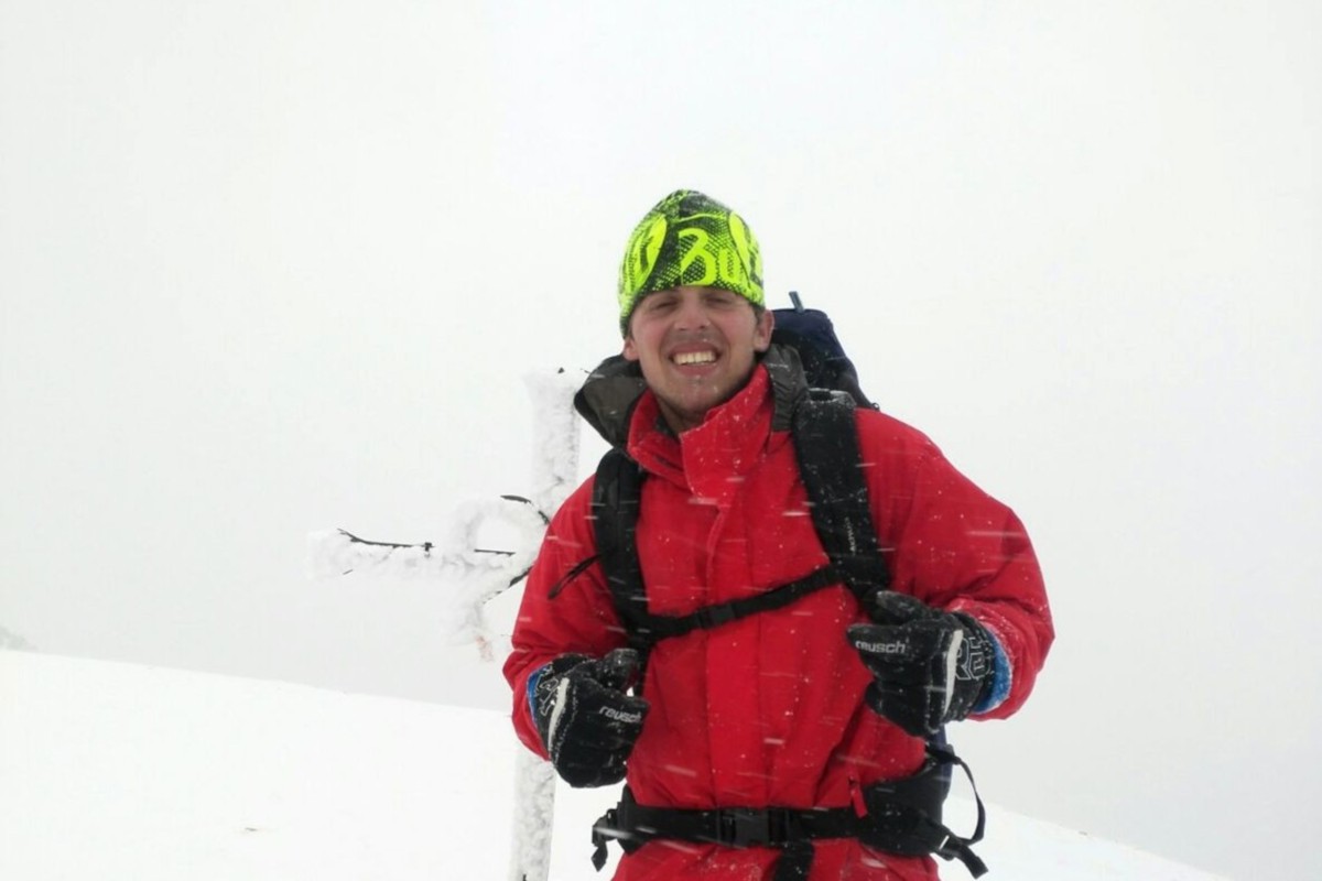 Alejandro Rodríguez, treballador de la Finca Font del Ferro, a l'alta muntanya
