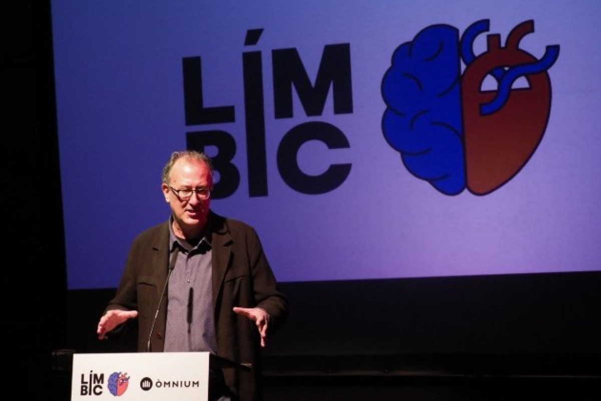 Josep Antich a l'acte de presentació del Festival Límbic