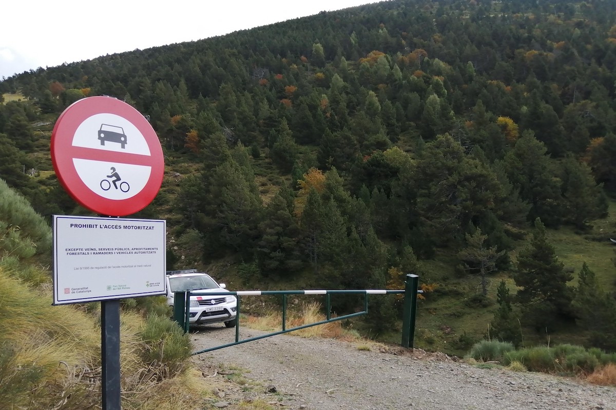 Control dels Mossos d'Esquadra al Parc Natural de l'Alt Pirineu