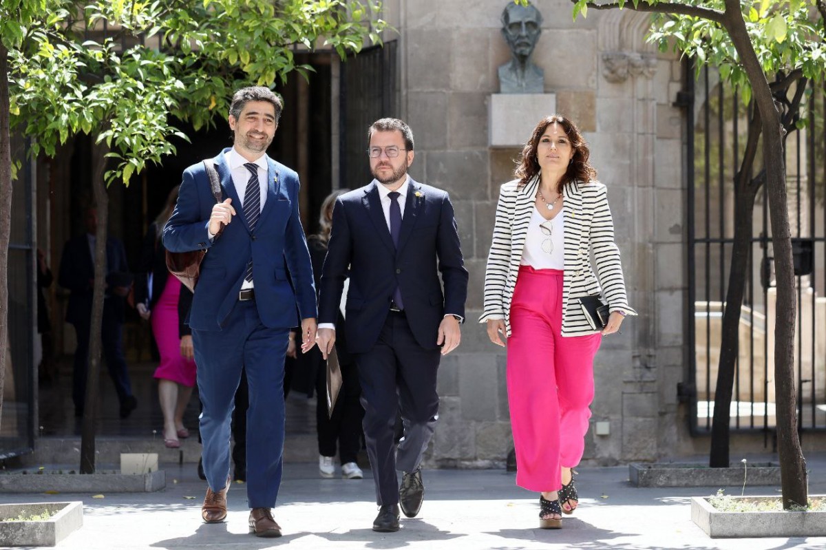 Reunió extraordinària del Govern d'aquest dilluns per aprovar el decret del català.