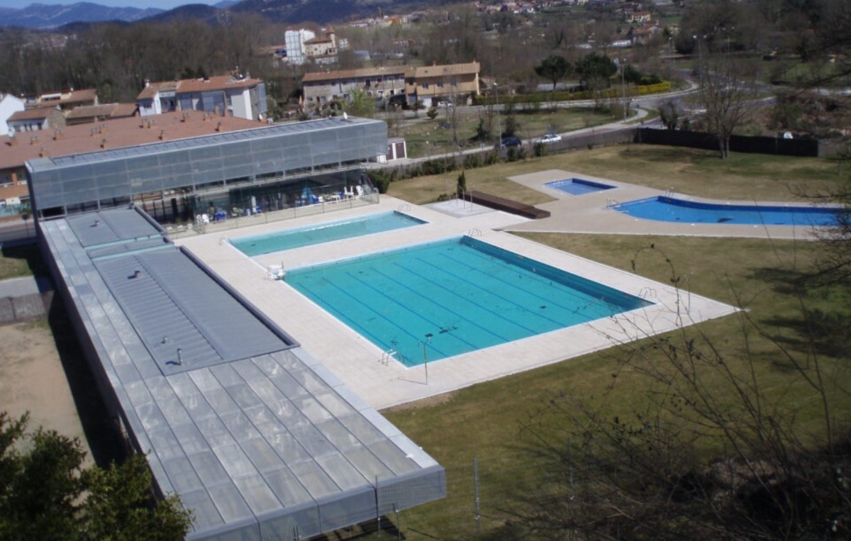 Imatge de la piscina municipal d'Olot