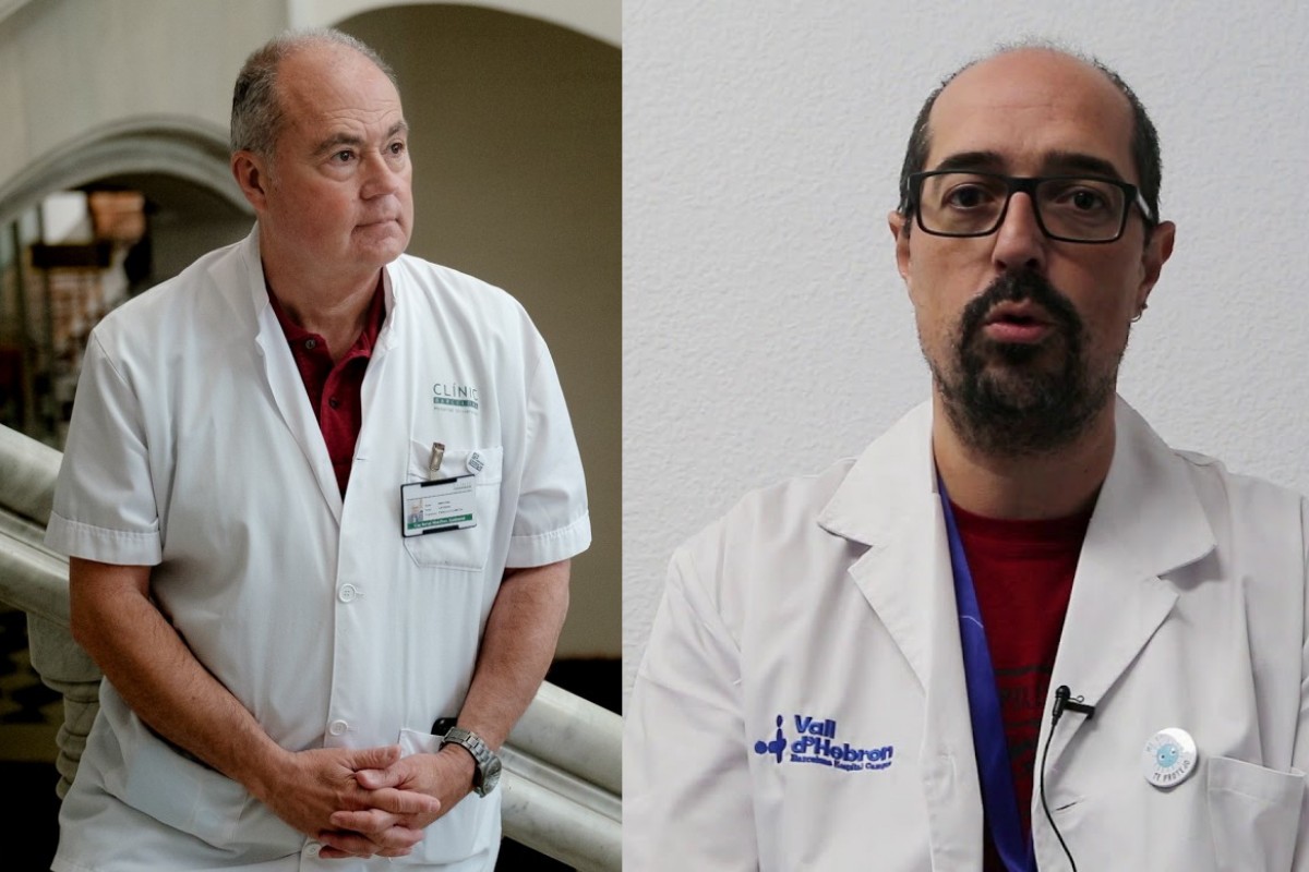 Els epidemiòlegs Antoni Trilla i Xavi Martínez.