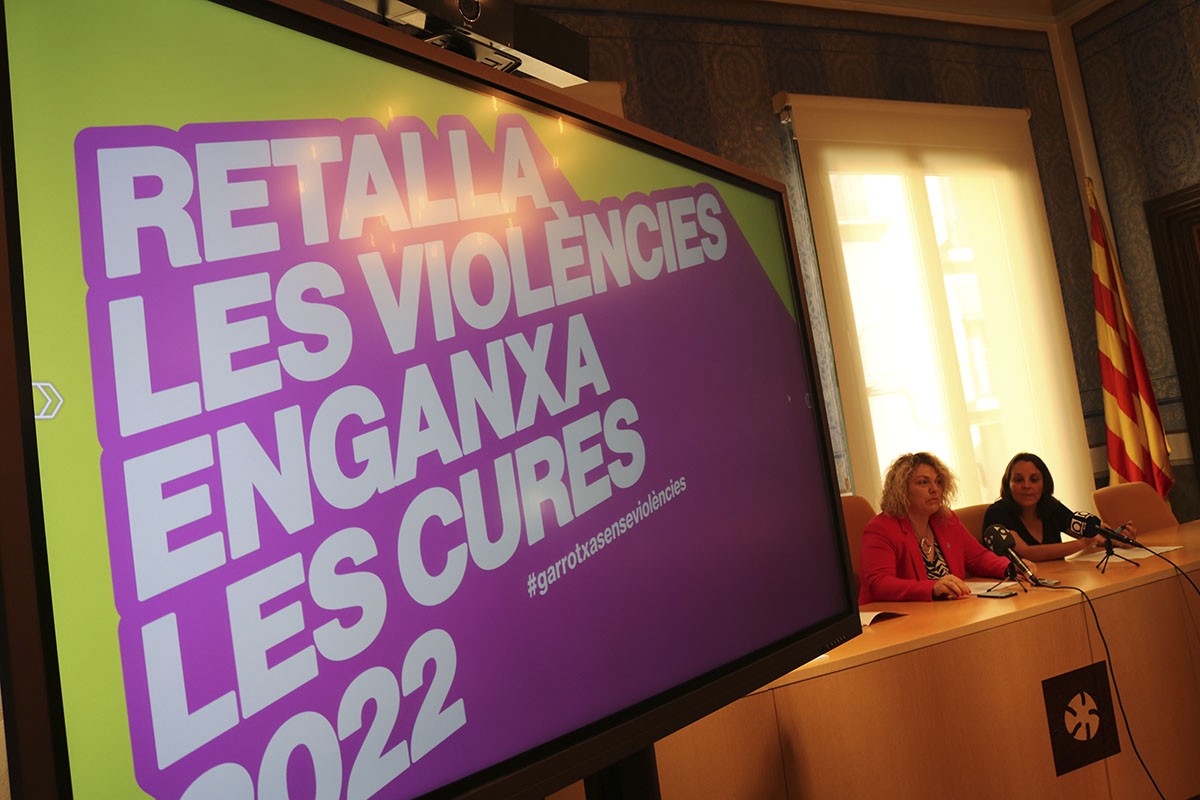 Presentació de la tercera edició de la campanya 'Retalla les violències'