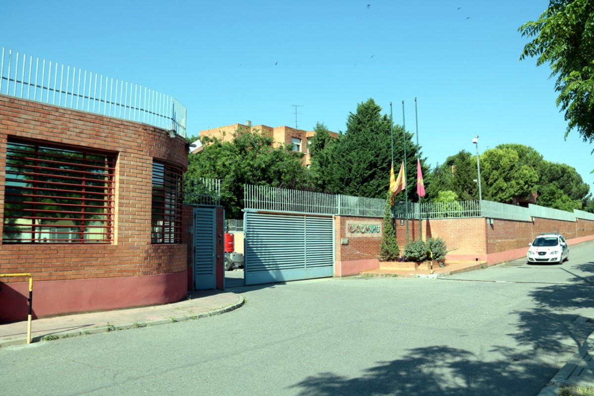 L’entrada de la presó de Lleida