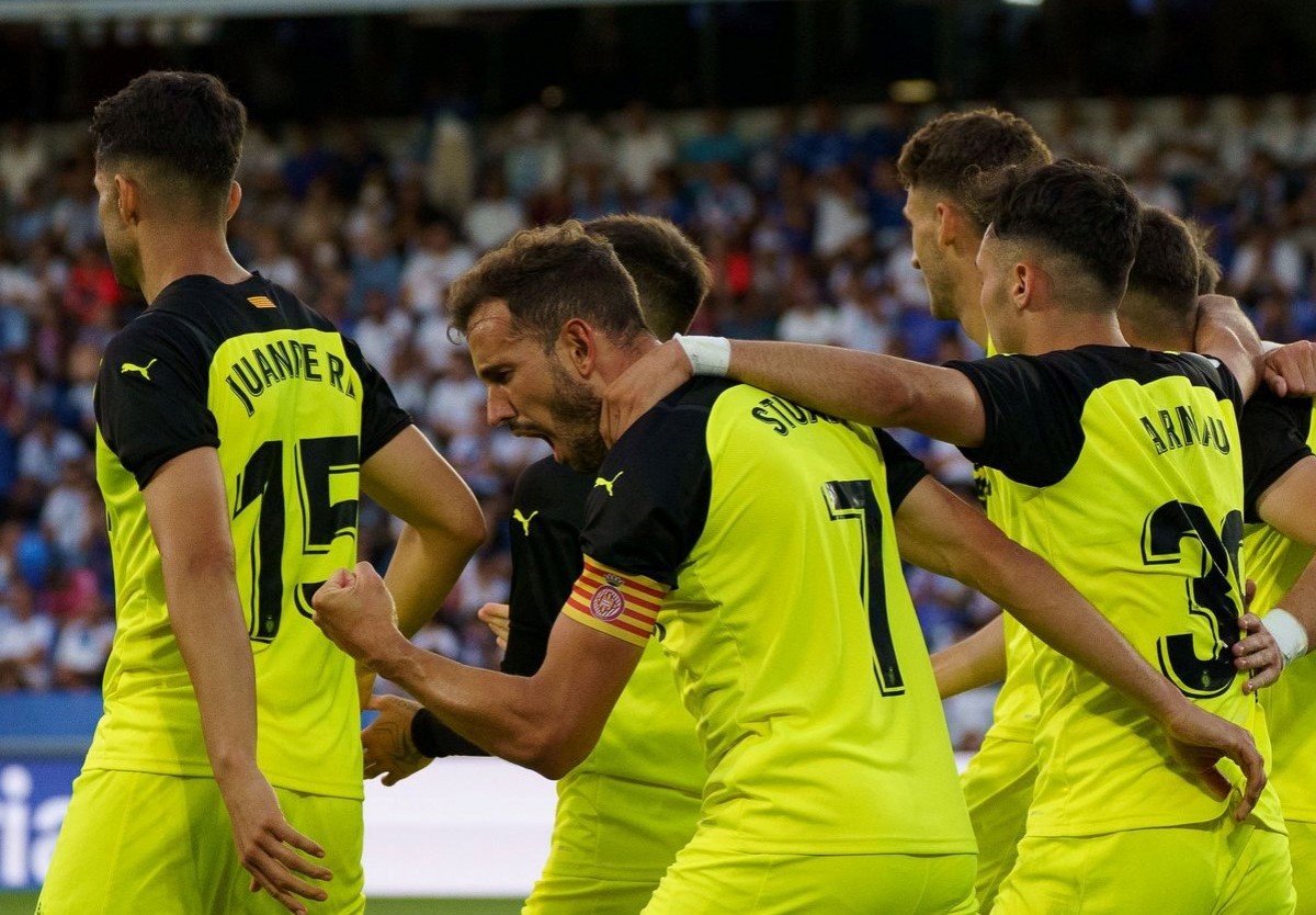 Stuani ha marcat el primer gol del partit a Tenerife