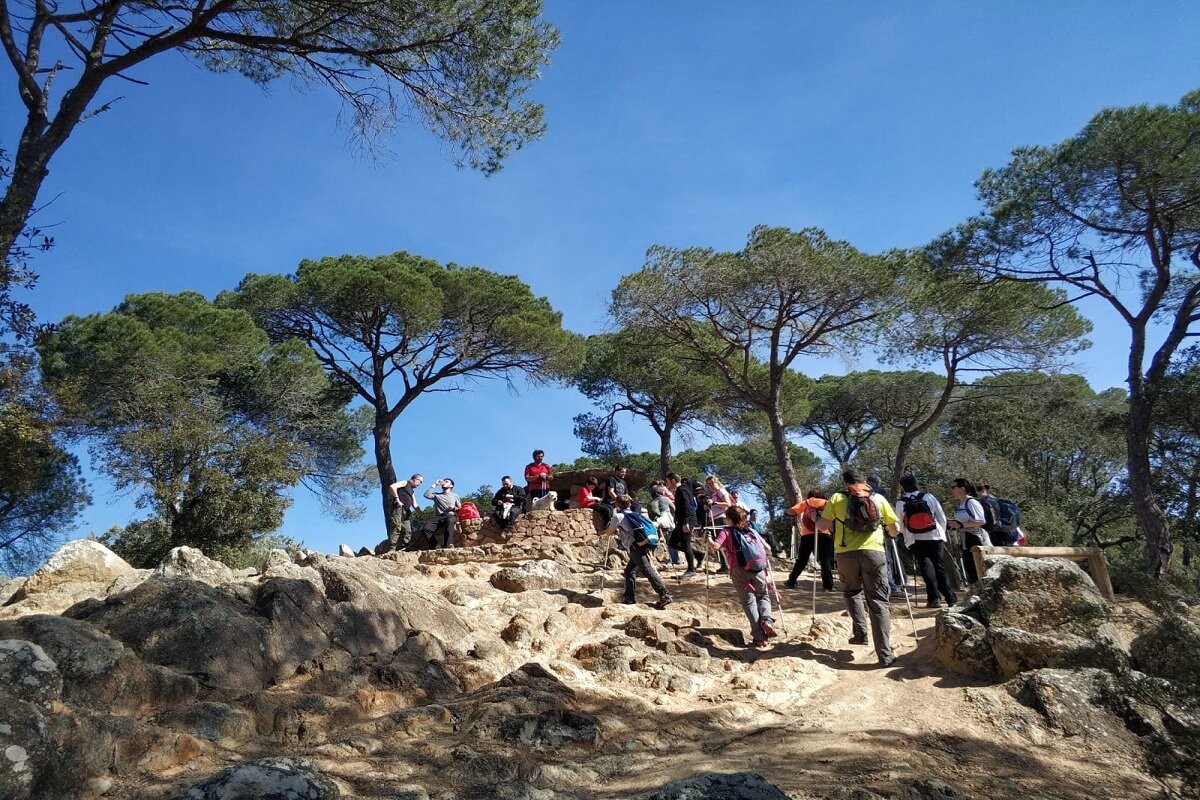 Un grup de turistes, al Vallès Oriental