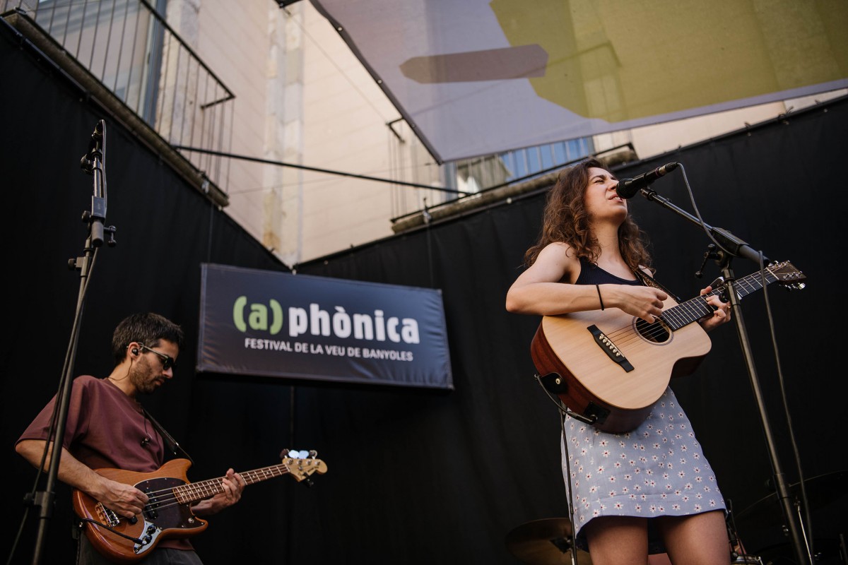Maria Jaume en concert a Banyoles