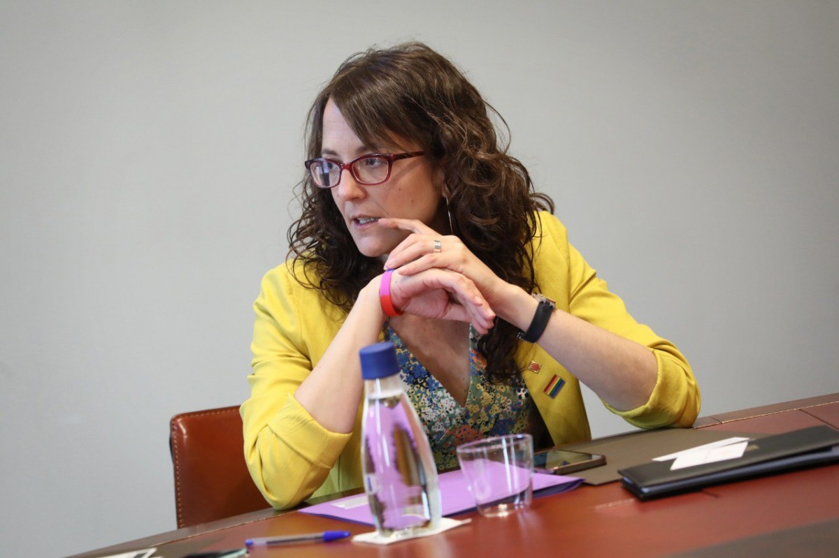 La consellera d'Igualtat i Feminismes, Tània Verge