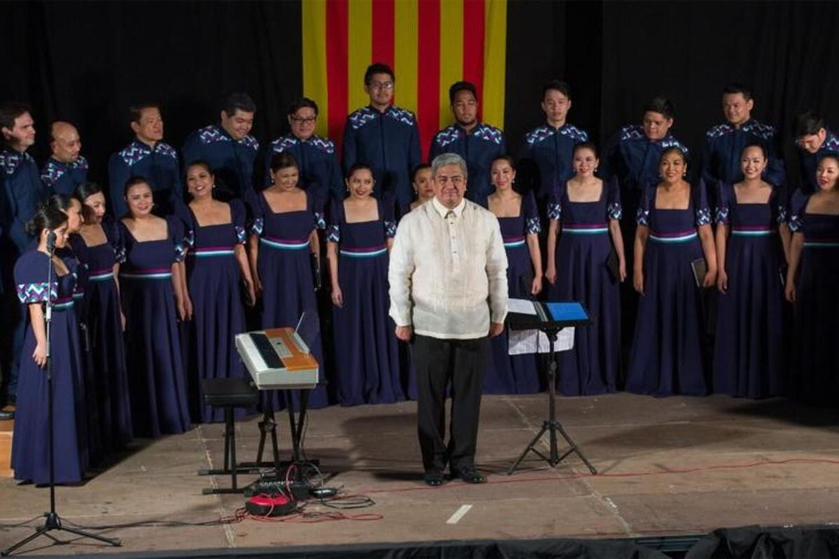 Imatge d'arxiu d'un concert al Festival Internacional de Cant Coral Catalunya Centre.