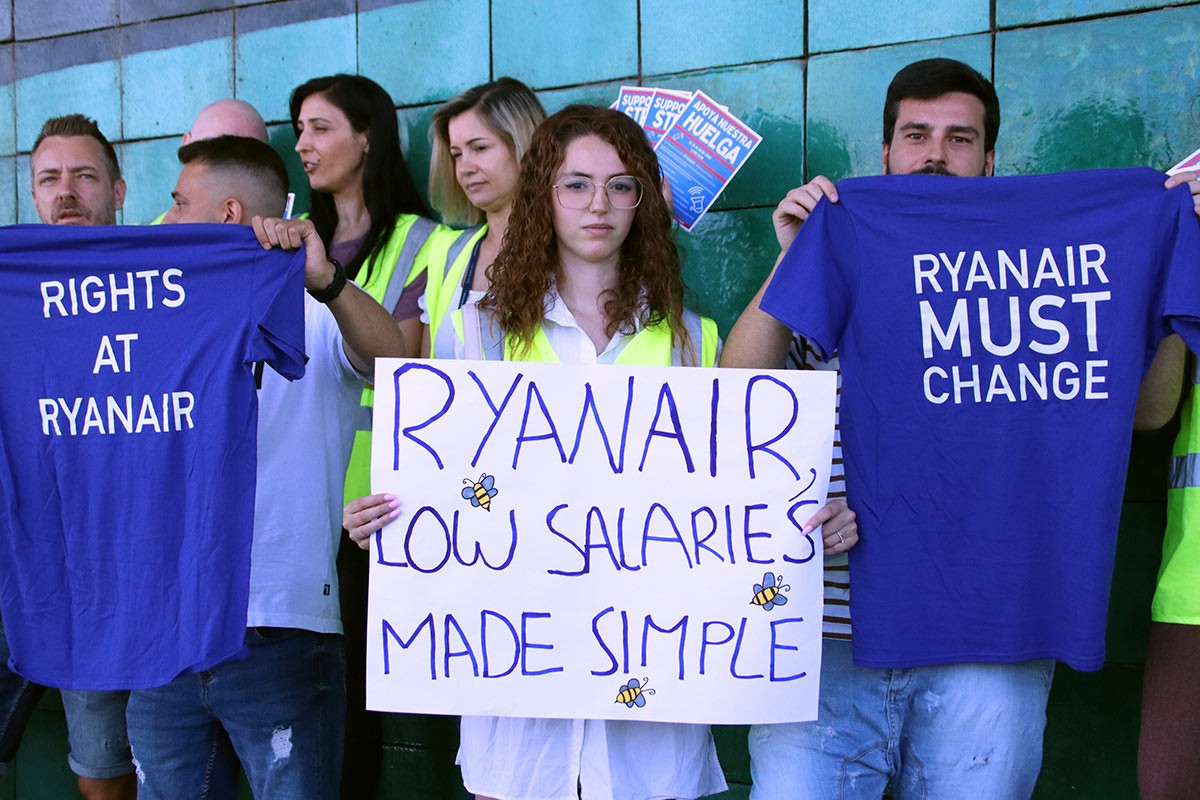 Treballadors de cabina de Ryanair