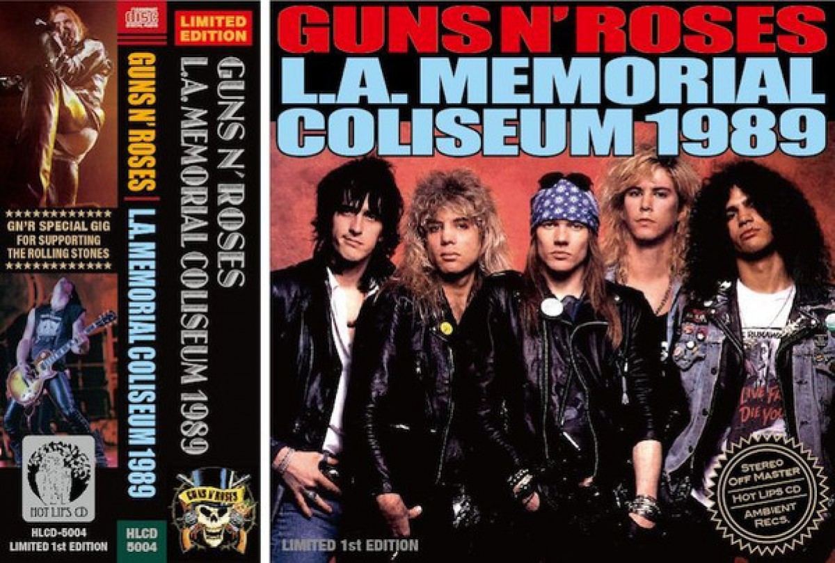 Guns N' Roses: 1989, Obrint per als Rolling Stones