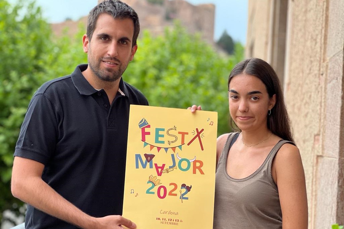 Ferran Estruch, Tate Climent i el cartell de la Festa Major de Cardona 2022