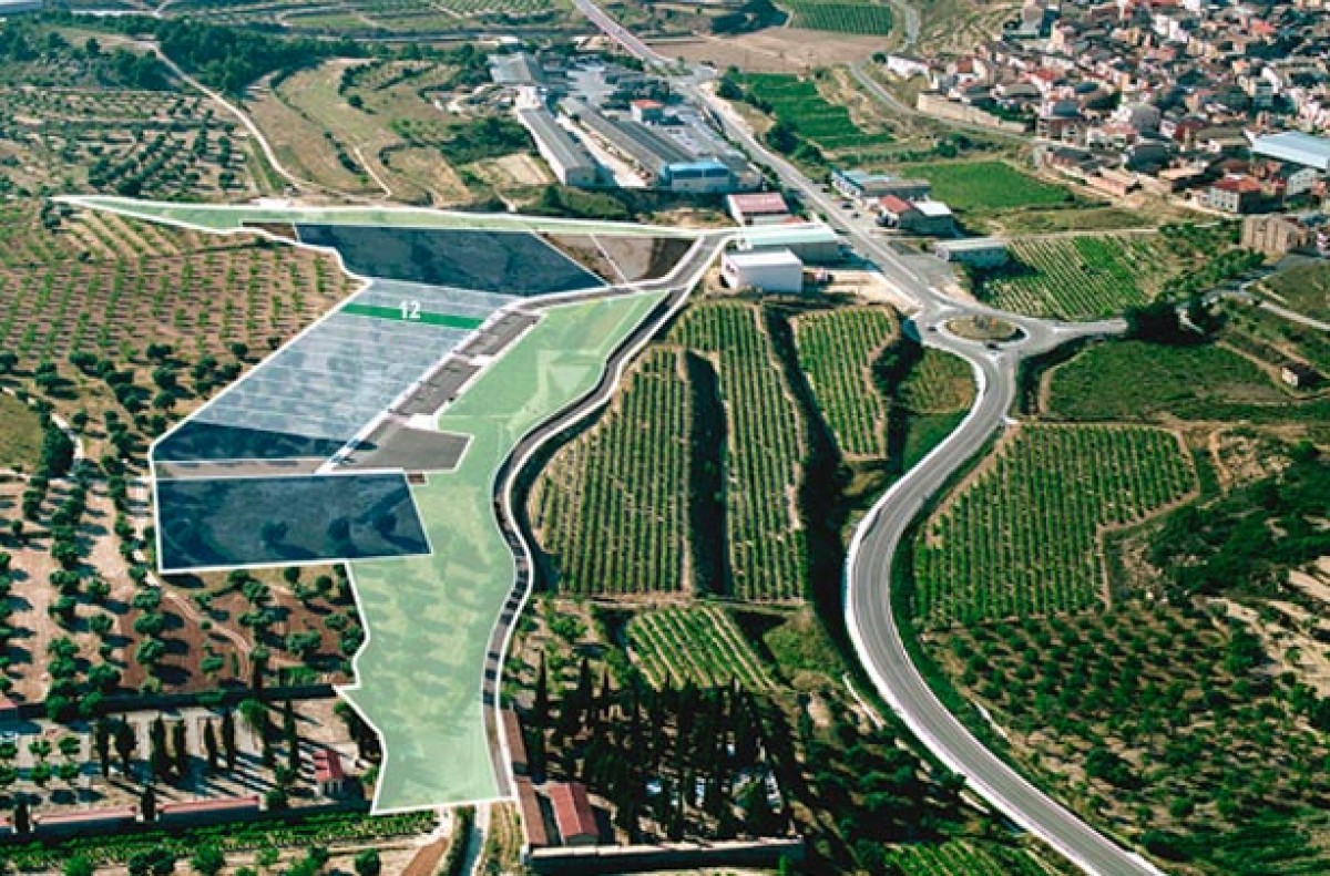 Sòl industrial Vall de Vinyes a Batea on s'han venut les tres parcel·les a l'empresa Agrofeltes