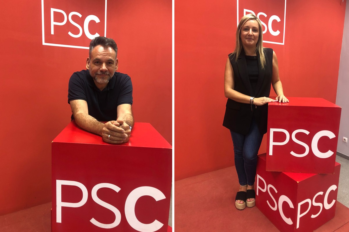 El PSC oficialitza les candidatures a l'alcaldia de Joan Ramon i Jésica Pérez