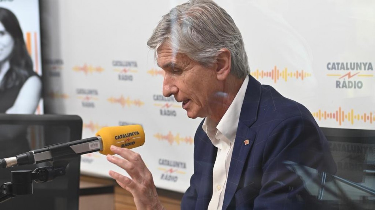 Josep Maria Argimon, en una entrevista a Catalunya Ràdio