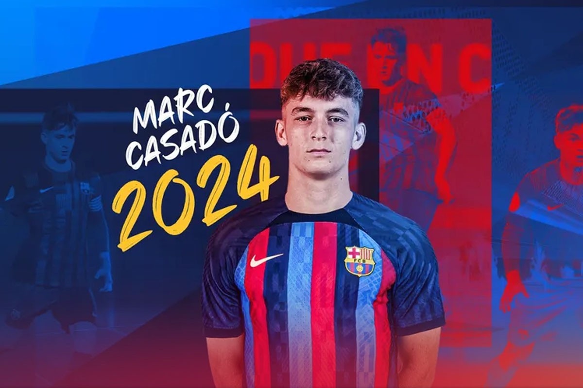 Marc Casadó, renovat fins el 2024 i debut amb el primer equip del FC Barcelona en el primer amistós de la pretemporada