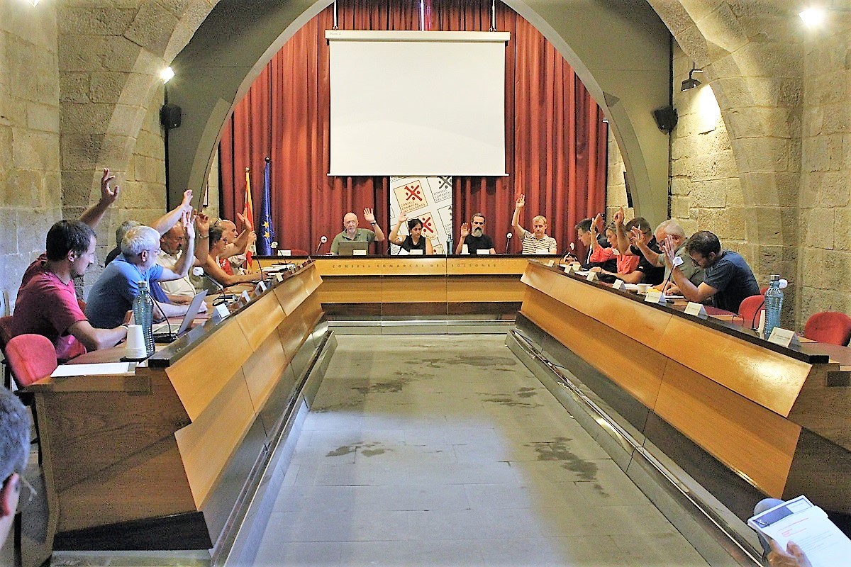 El ple del Consell Comarcal del Solsonès, en una imatge recent.