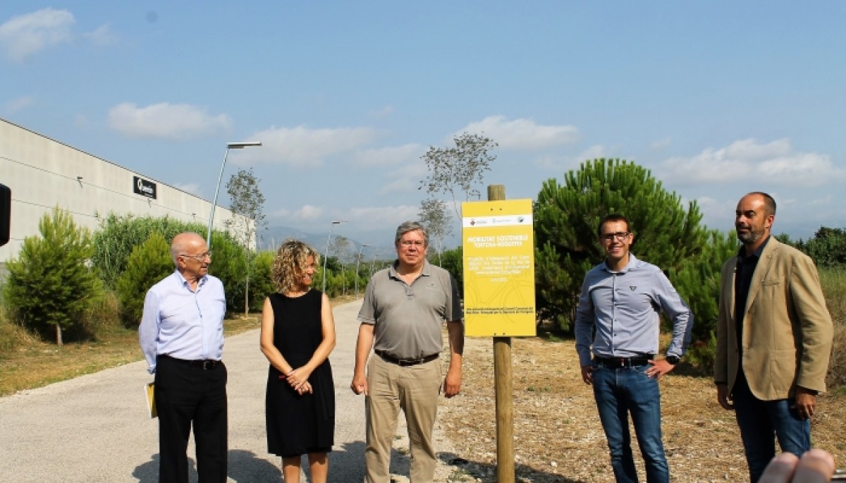 Inaguració de les obres de millora de la Via Verda entre Roquetes i Tortosa