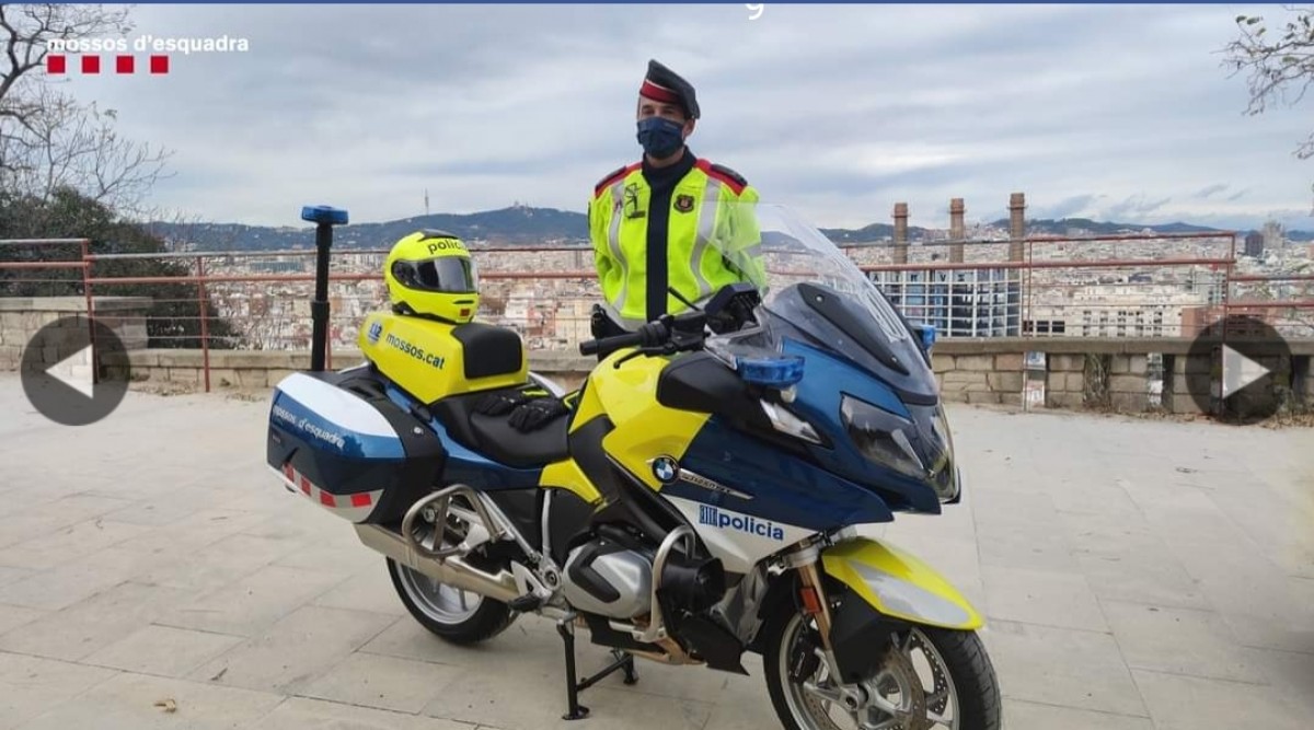 Noves motos amb radars mòbils dels Mossos d'Esquadra 