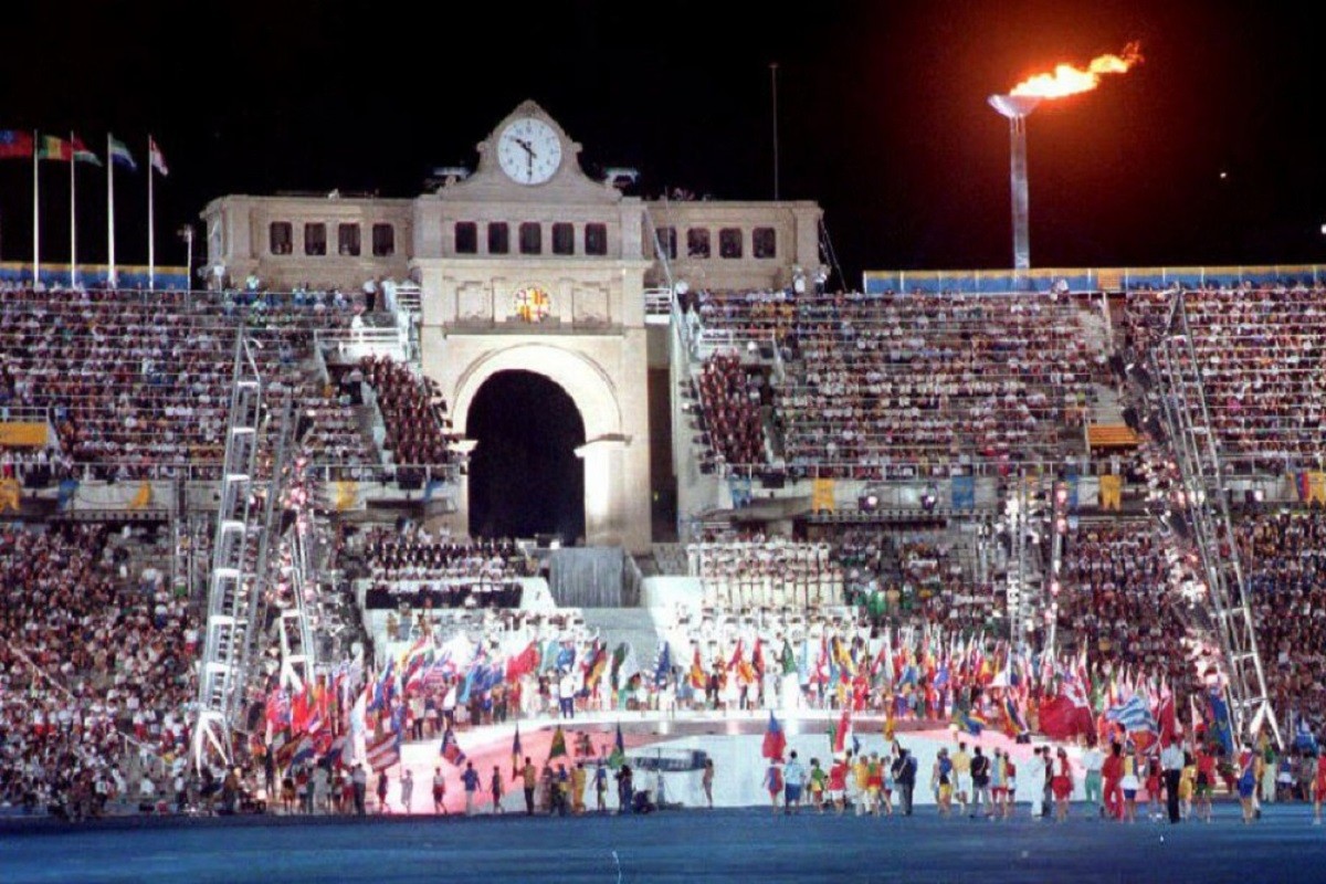 Un dels moments de la inauguració dels Jocs Olímpics de Barcelona del 1992