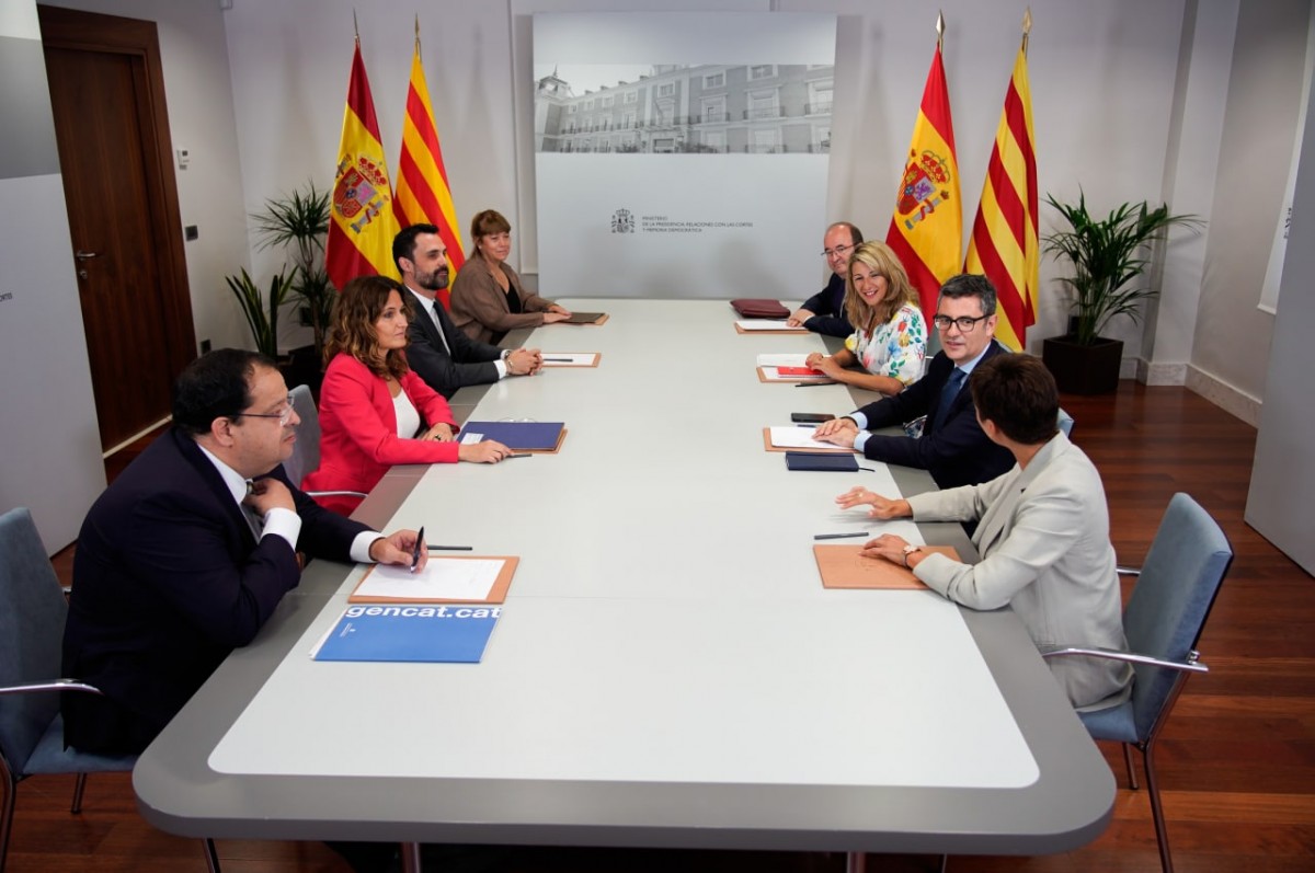 Tercera reunuó de la taula de diàleg celebrada la setmana passada a Madrid.
