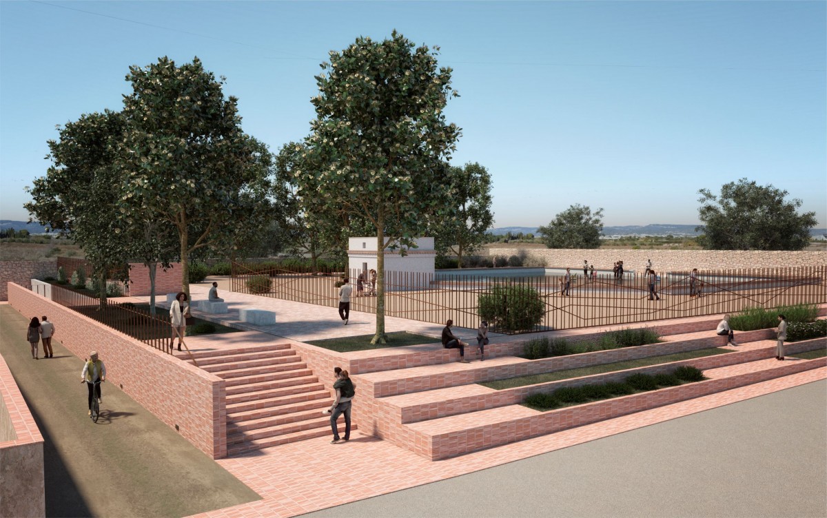 Imatge virtual del futur parc de la Bassa Nova de Reus; el projecte s'ha anunciat aquesta setmana