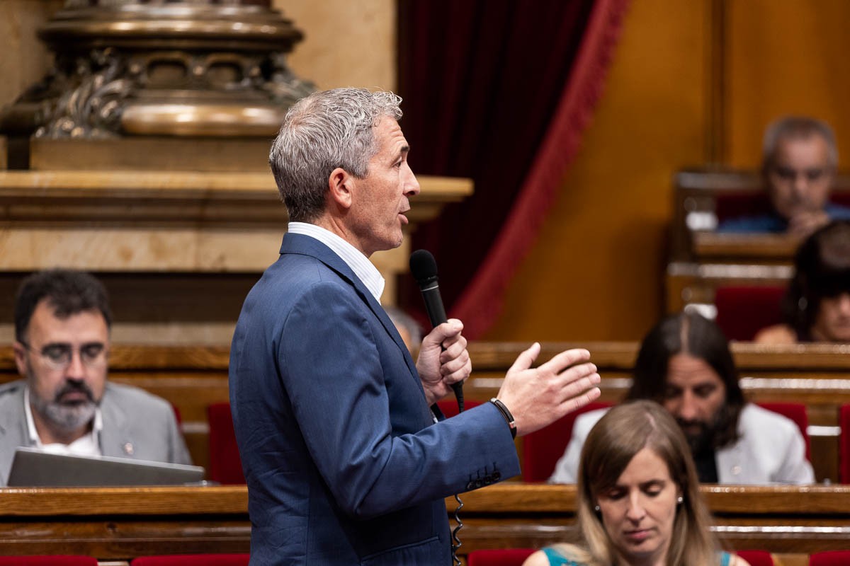 Josep Gonzàlez-Cambray, al Parlament.
