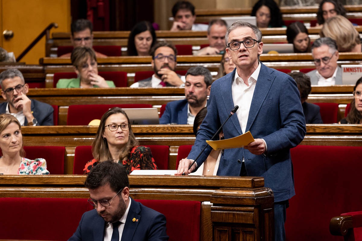 El president d'ERC al Parlament, Josep Maria Jové, en una imatge d'arxiu