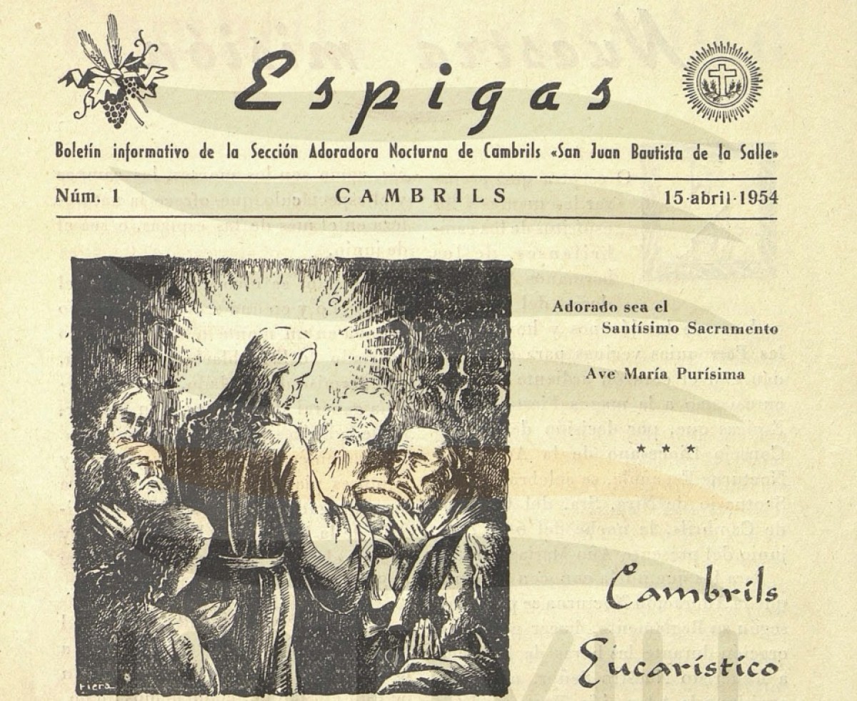 Una de les publicacions històriques que es poden consultar al web és «Espigas», del 1954