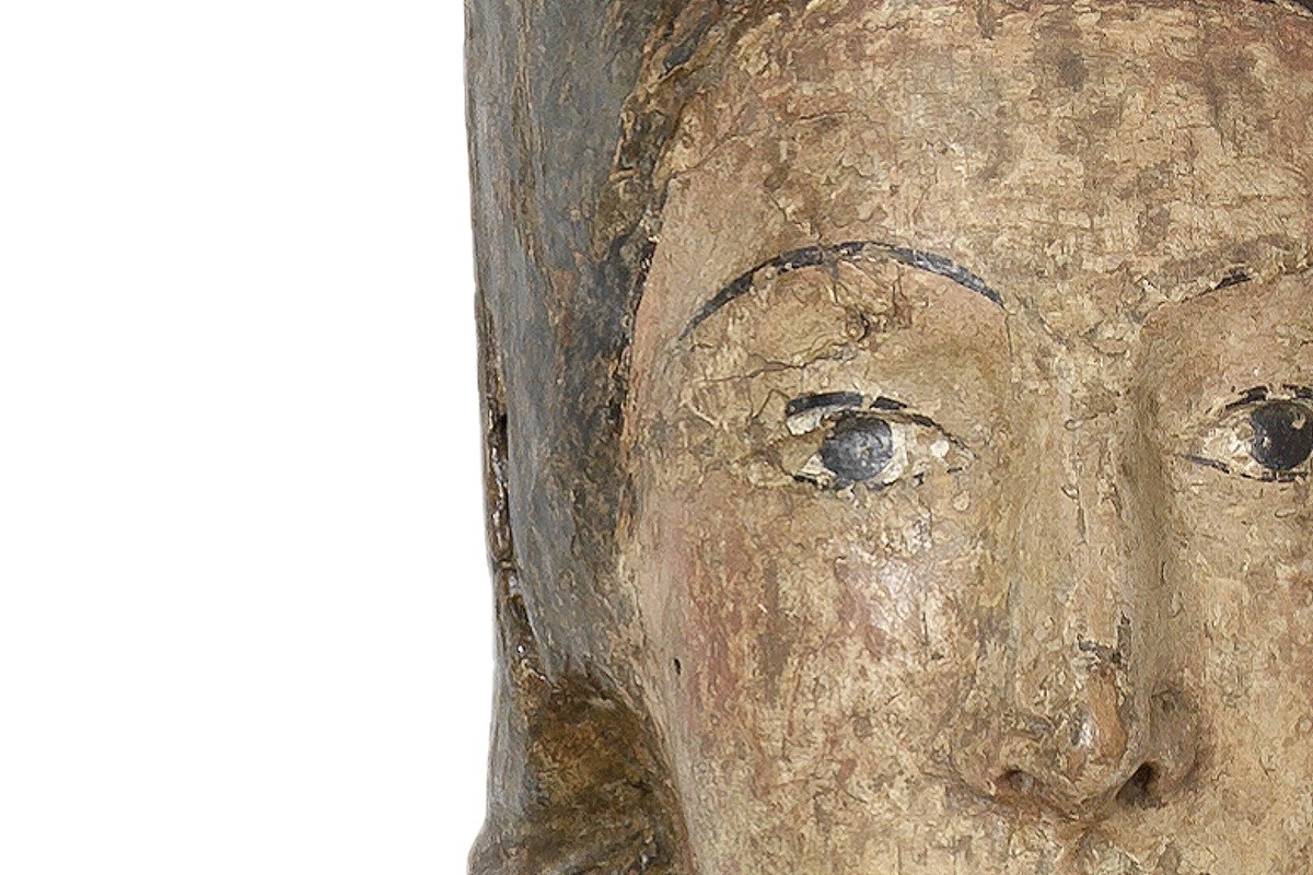 Rostre de la imatge de la Mare de Déu que es podrà veure a partir d'ara al Museu de Solsona