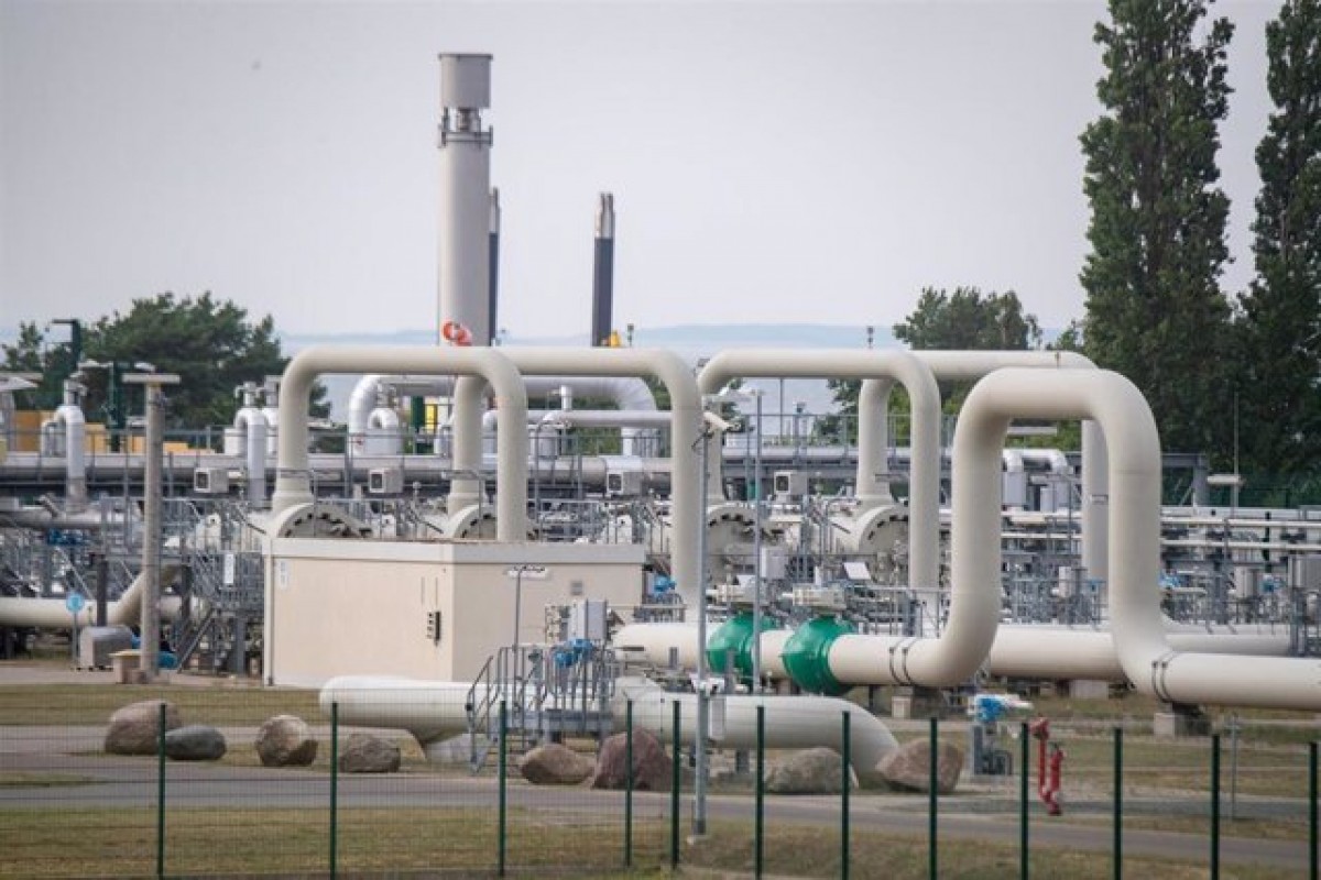 Instal·lacions del gasoducte Nord Stream a Lubmin, Alemanya