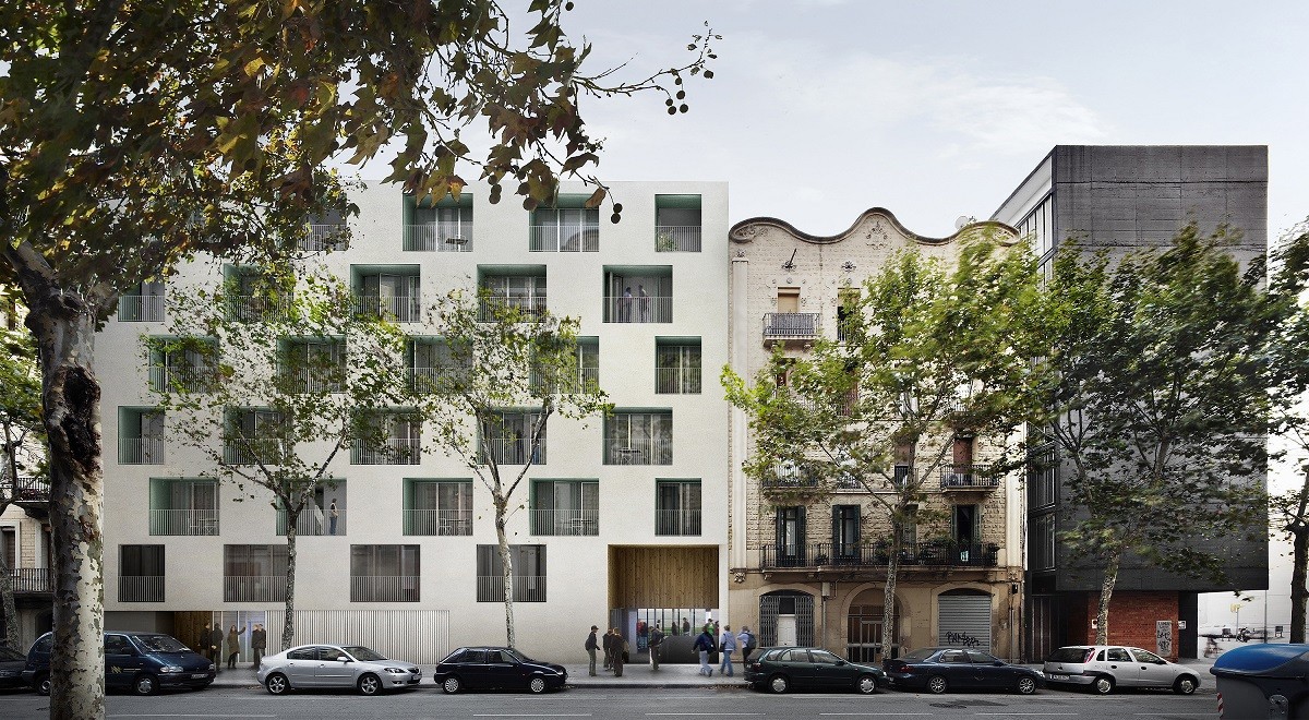 Habitatge amb serveis per a gent gran al Fort Pienc de Barcelona