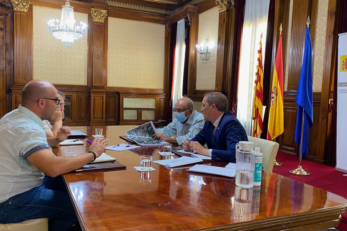 Imatge de la reunió d'aquest dimecres a Lleida