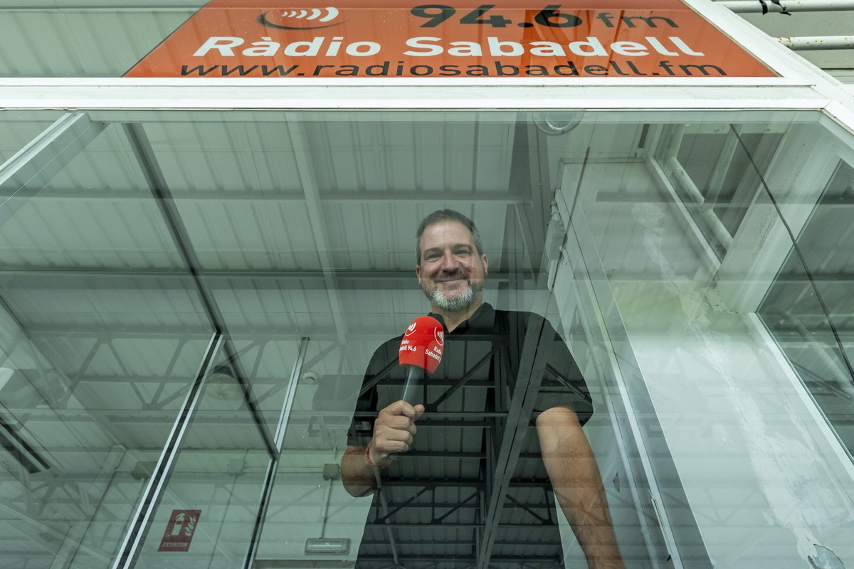 Sergi Garcés, cap d'Antena i d'Esports de Ràdio Sabadell