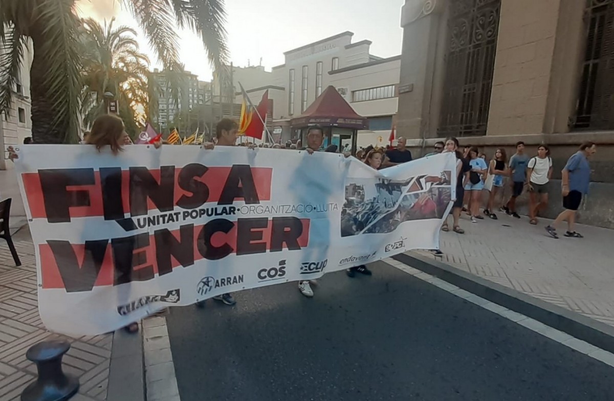 L’Esquerra Independentista del Camp es manifesta a Reus