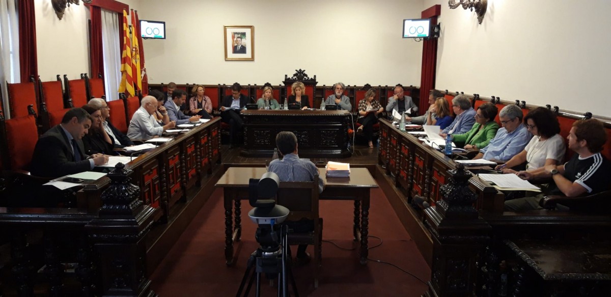 Ple municipal de setembre a l'Ajuntament de Tortosa 