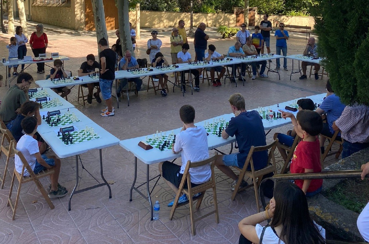 Els escacs van tenir el seu espai a la Festa Major de Solsona
