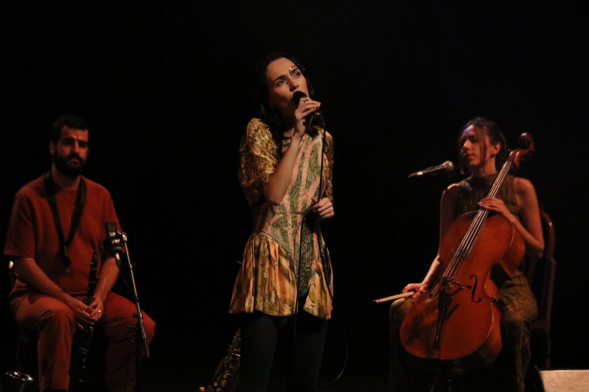 Núria Graham durant el concert inaugural del MMVV.