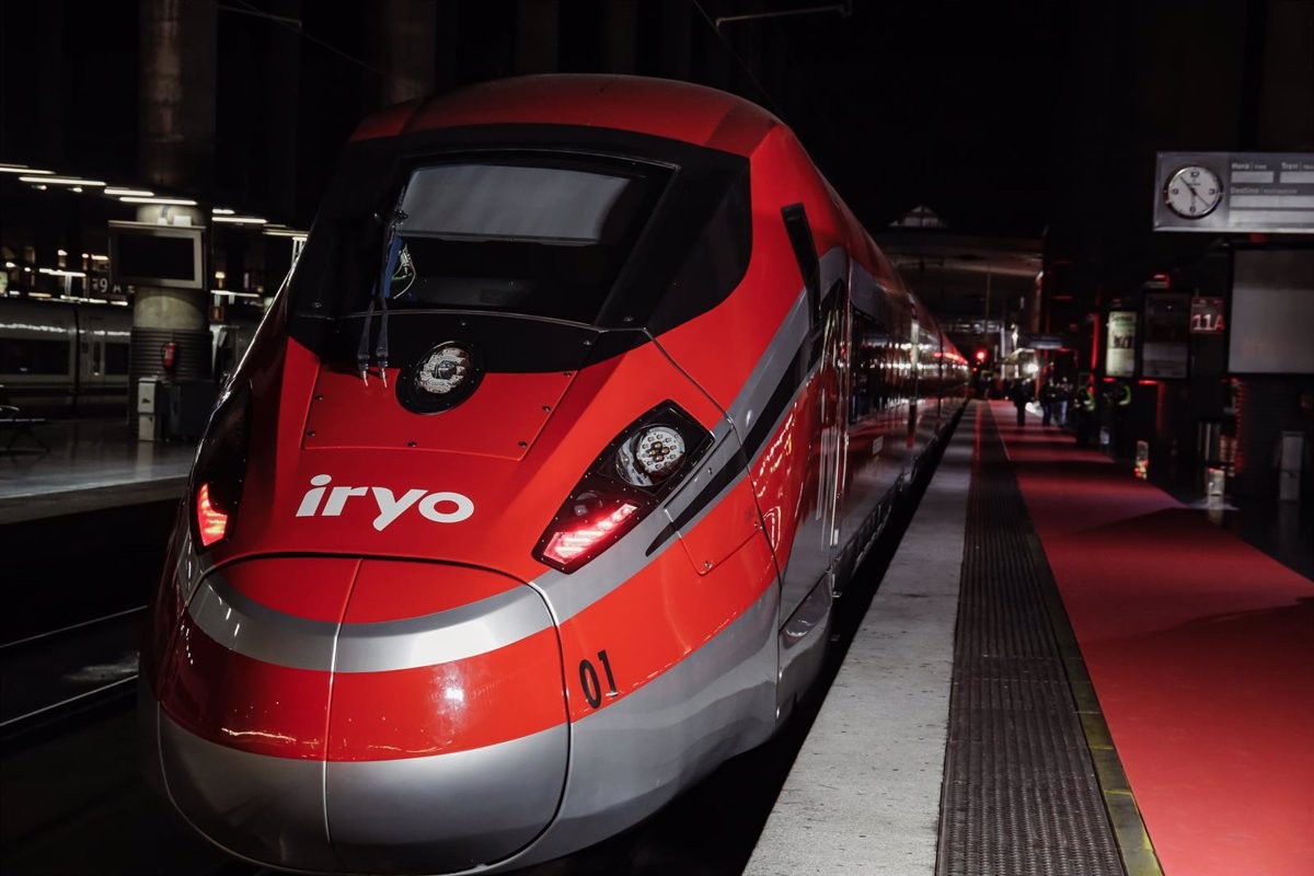 Un tren d'alta velocitat d'Iryo, en una imatge d'arxiu
