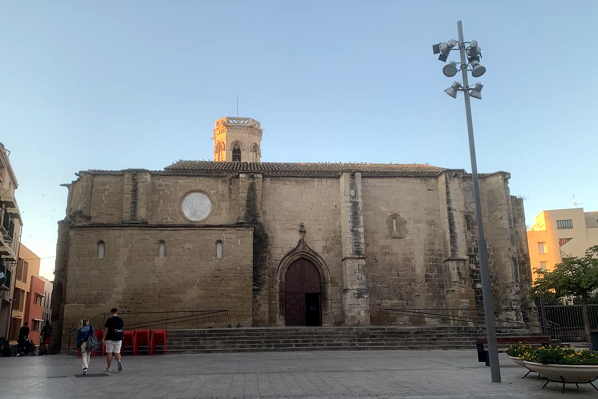 L'església de Sant Llorenç de Lleida.