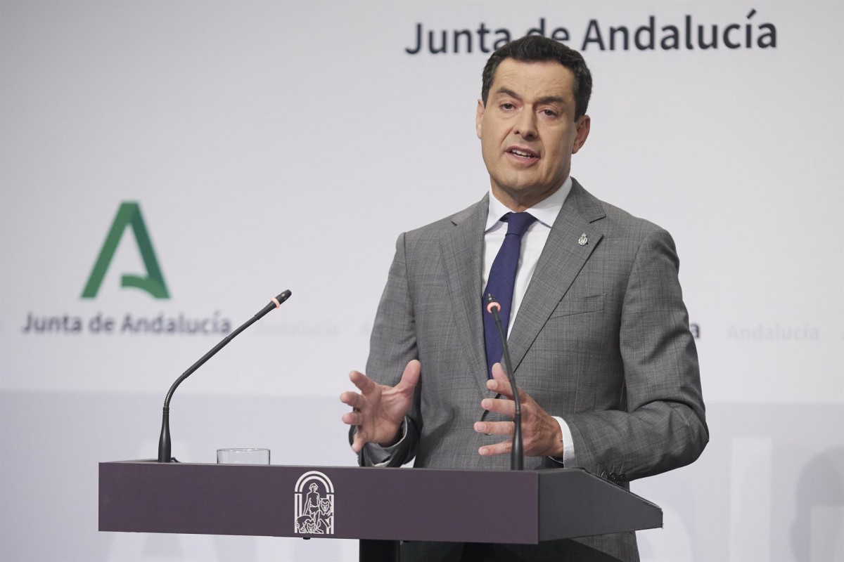 El president de la Junta d'Andalusia, Juanma Moreno