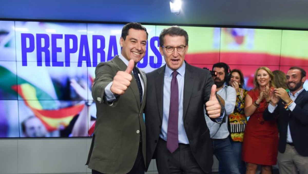 Moreno Bonilla i Feijóo van junts en la seva estratègia electoral.