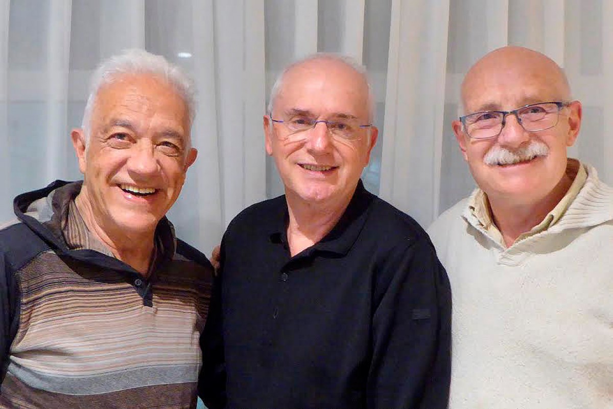Joan Cohí, Miquel Bonet i Josep Maria Orduña, autors del llibre
