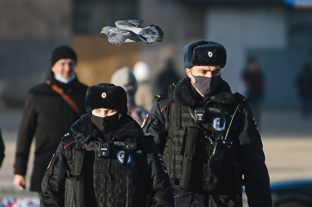 Imatge d'arxiu de la policia russa
