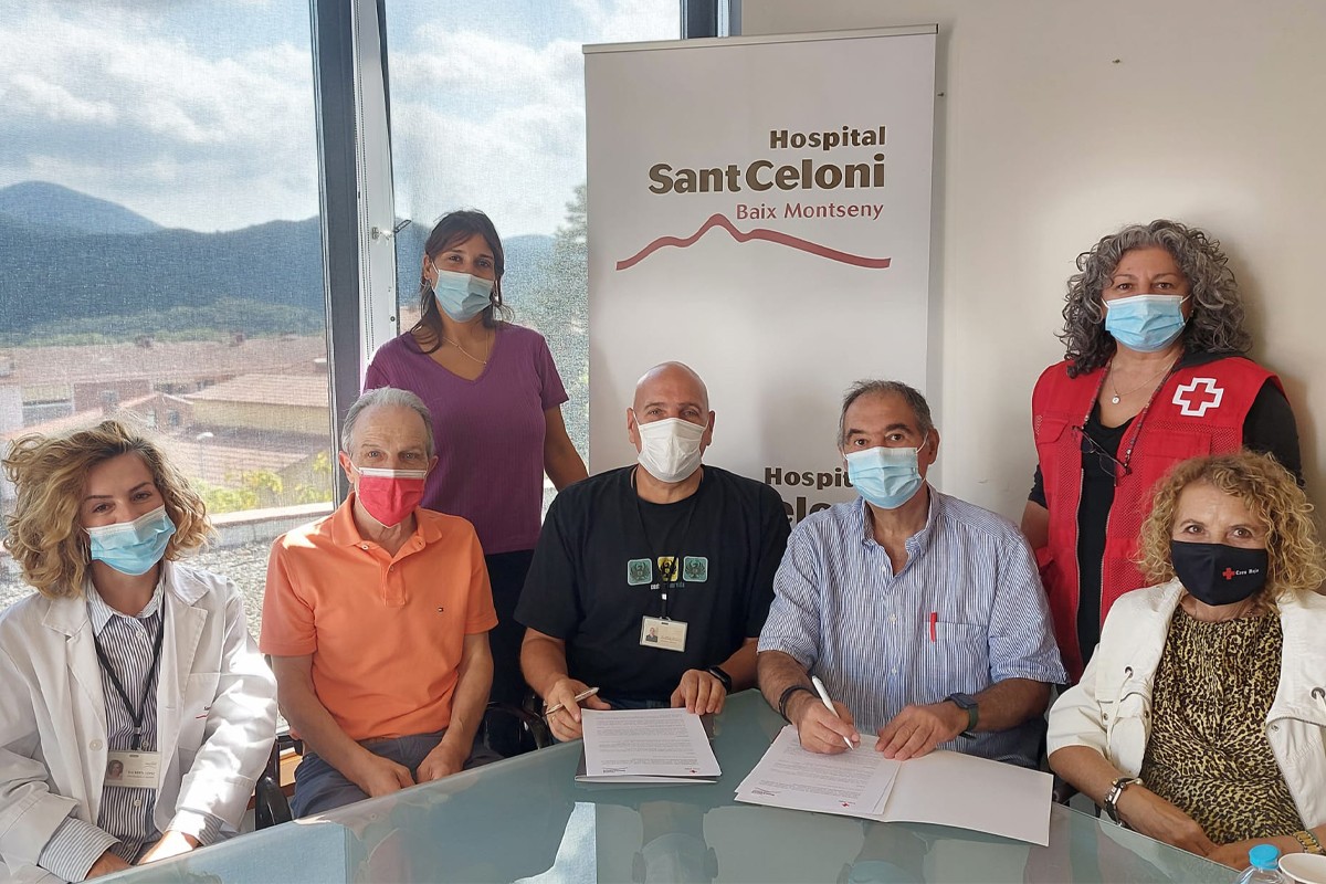 Nou conveni entre l'Hospital de Sant Celoni i Creu Roja Sant Celoni i Baix Montseny